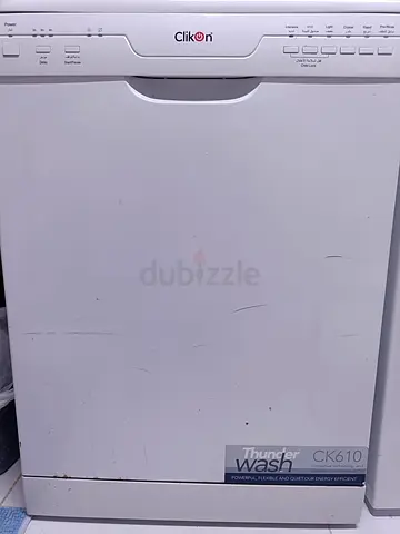 Clikon Thunder Wash CK610 Freestanding Dishwasher - White