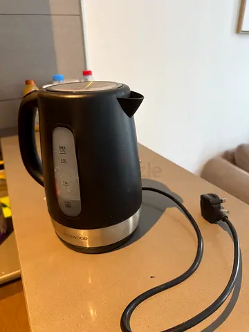Used Electric Kettle 1.7L - Black, Working Condition
