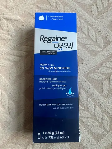 Regaine 5% Minoxidil Foam – Brand New Sealed (4 Boxes Available)