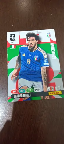 Panini Sticker Card - Sandro Tonali (Italy) Collector Card