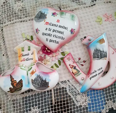 Vintage Italian Wall Pocket Decoration