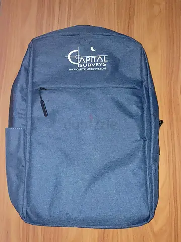 MOVING OUT SALE: Grey Capital Surveys branded backpack - good condition