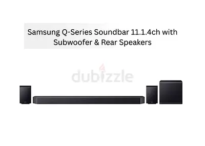 Samsung Q-Series Soundbar | 11.1.4ch with Subwoofer Rear Speakers | 2025 Model HW-Q995F