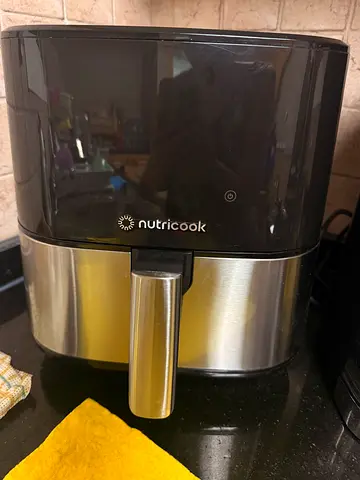 Nutricook Air Fryer - Compact Stainless Steel, Good Condition