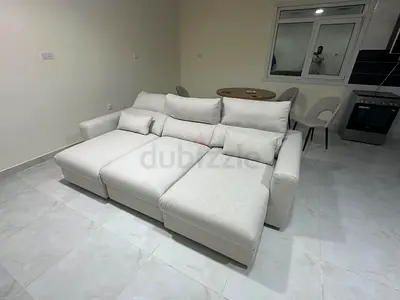 Ikea Eskilstuna L shape sofa Bed Beige
