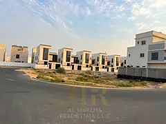 Two corner residential plots for sale in Al Yasmeen area – Ajman, with G+2 permit, price including