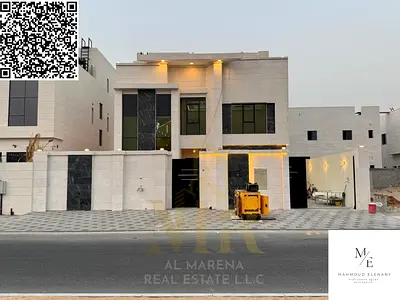Luxury villa in Al Alia, Ajman - Two floors, rooftop, and swimming pool - Direct from owner