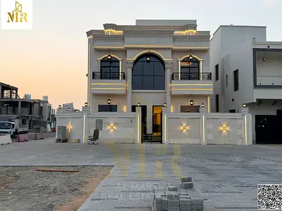 One of the most luxurious villas in Ajman for sale in a prime location, including registration and ownership fees | Bank financing available with flex