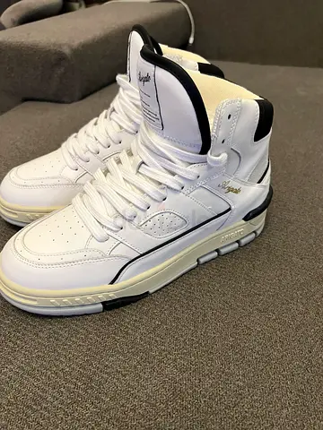 Axel Arigato Area High Sneaker White and Black