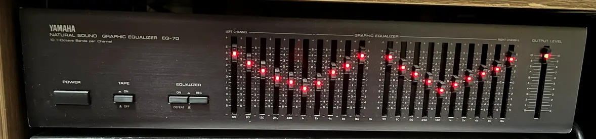 Yamaha Graphic Equaliser eq-10 Natural Sound,