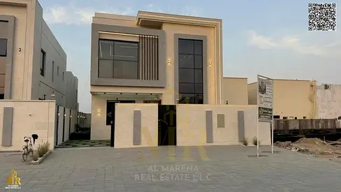 Ready-to-Move Villa in Al Zahya | Two Floors & Rooftop | 5 Master Bedrooms | Rooftop & Private Pool | Fees, Electricity & Water Included
