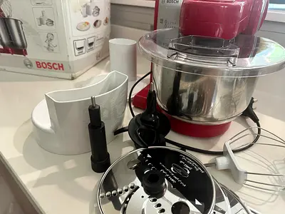 Bosch Stand Mixer with Bowl and Accessories - Good Working Condition