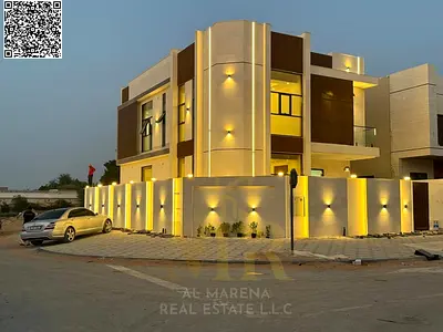 One of the most luxurious villas in Ajman for sale in a prime location, including registration and ownership fees | Bank financing available with flex