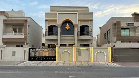 Luxury Villa for Sale in Al Yasmeen – Ajman | Double Front (Front & Back) | Rooftop | Freehold