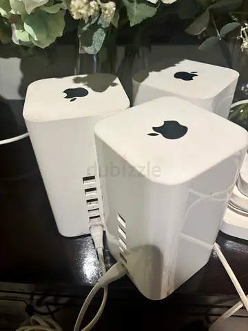 Title: Apple AirPort Extreme Base Stations – Bundle of 3 (Used, Untested)