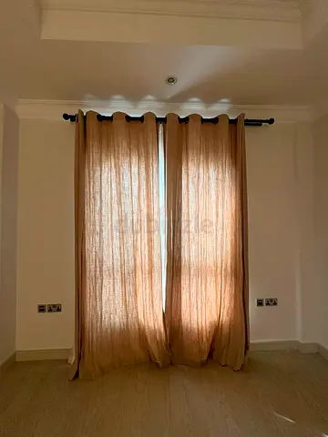 Light-filtering Beige Curtains