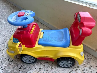 Used ride-on push car for toddlers - yellow/red/blue