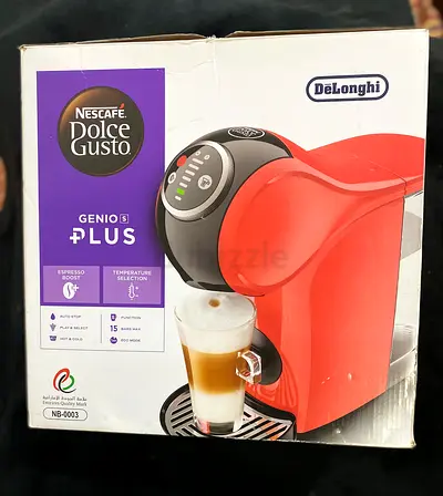 Nescafe Dolce Gusto Genio S Plus Coffee Machine (Red) - DeLonghi