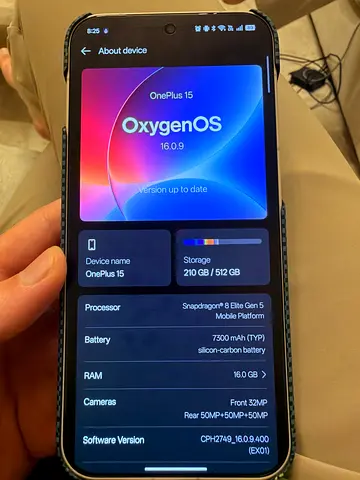 OnePlus 15 - 512GB, 16GB RAM, Mint Condition