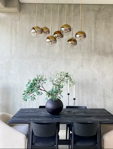 West Elm Sculptural Glass 7-Light Chandelier