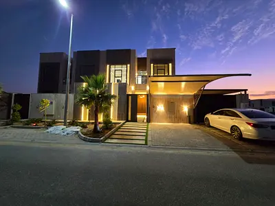 For Sale Al Hawshi Sharjah 2 Villas 5BR Smart Home Central AC Pool 6.5M AED One Title Deed