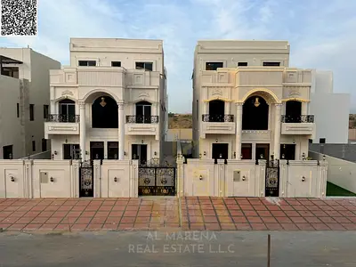 A villa with all registration and ownership fees included, on the main street, ready to move in, in the most prestigious areas of Ajman. Freehold owne