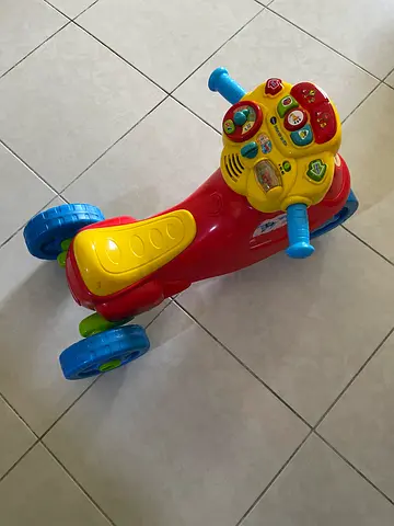 Kids colorful Plastic ride on Toy bike