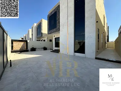 Luxury villa for sale in Al Helio 2 – Al Zubaydi | 3,800 sq ft | Two floors | 5 master bedrooms | Majlis and living room with washrooms | Modern kitch
