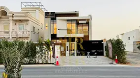 Modern villa in Al Muwaihat | 5,000 sq ft | Next to the mosque | Includes electricity, water, and ai