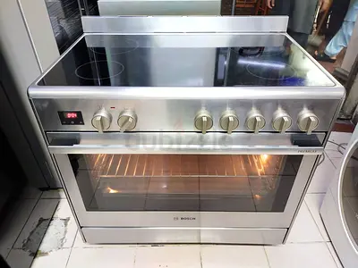 Bosch Series 8 Full Electric Ceramic Cooker Range. Made Italy