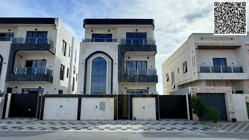 🏡 Luxury villa for sale in Al Bahia, modern design, price includes registration fees