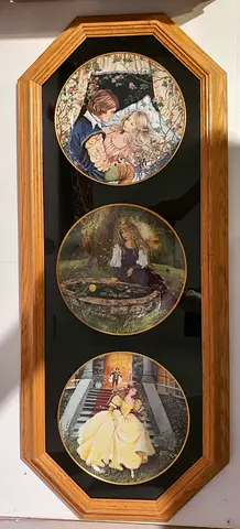 Framed Collector Plates Made in Germany