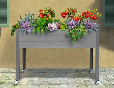 CedarCraft Self-Watering Elevated Spruce Planter