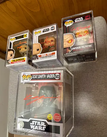 Star Wars Autographed funko collection for sale