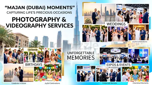 Professional Photographer Videographer in Majan, Dubai | Complete Media Solutions for Business