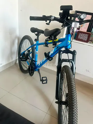 Blue adult mountain bike - good condition, used