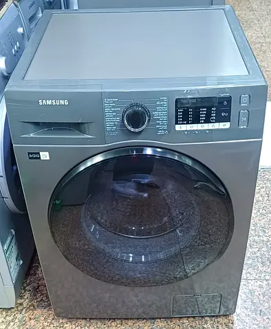 Samsung Front Load Washing Machine - Grey, Good Working Condition