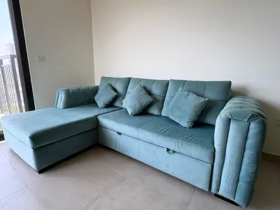 Sofa Bed with Storage — Good Condition