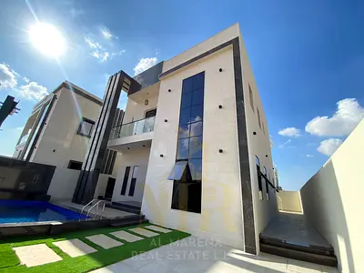 At an excellent price including registration and ownership fees, a modern 4-bedroom villa in Al Bahia.