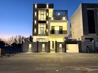 🏡🔥 فيلا فاخرة فائقة الفخامة للبيع في الحليو 2 - عجمان | طابق أرضي + طابقين | شاملة جميع التكاليف 🔥🏡