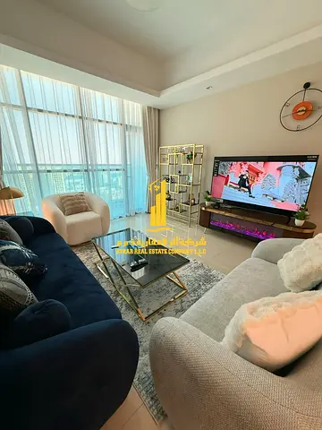 🏢 أفخم شقة غرفة وصالة للإيجار الشهري في غلفا تاور ✨ مع جيم – مسبح – باركن مجاني – تصميم سوبر ديلوكس 🔹 استمتع بإقامة راقية في واحدة من أرقى أبراج عجم