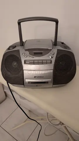 Old school boombox with VCD/MP3 and cassette recorder