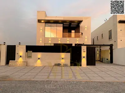 Luxury villa for sale in Al Muwaihat 2 | 5,000 sq ft | Two floors | 5 master bedrooms | Majlis and 2 living rooms | Modern kitchen | Maid's room | Out