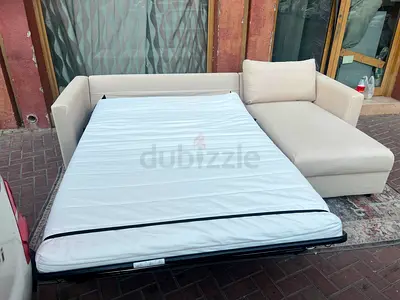 Ikea vimle L shape sofa bed with mattress