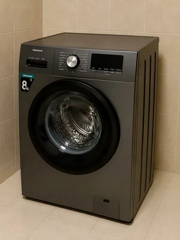 Hisense Front Load Washing Machine - 8kg, Grey, Good Condition