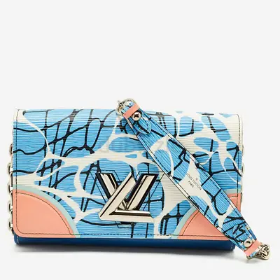 Louis Vuitton Twist Multicolor Leather and Patent Leather Wallet On Chain