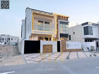 فيلا بسعر شامل رسوم التسجيل والتمليك والمكيفات على الشارع الرئيسي جاهزة للسكن في أرقي مناطق عجمان تملك حر لجميع الجنسيات بدون دفعة مقدمة..
