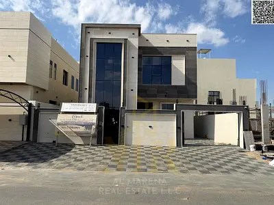 Villa in Al Bahia, 5 master bedrooms, including central air conditioning (units already installed). Price: 1,730,000 (negotiable). Land area: 3,014 sq
