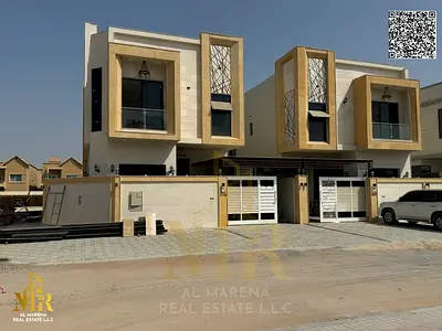تمويل بنكي للبيع في عجمان فيلا المويهات 3 شامل كهرباء ومياه ومكيفات عدد 5 غرف نوم وحوش كبير بسعر 1,800,000تملك حر