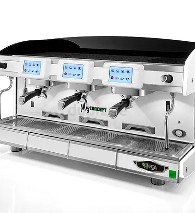 Commercial Espresso Machine - Dual Spout Professional Coffee Maker